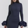 Fabienne Midnight Ruffle Sleeve Maxi Dress Fabienne Midnight Ruffle Sleeve Maxi Dress