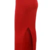 Faith Holly Red Cashmere Blend Midi Skirt Faith Holly Red Cashmere Blend Midi Skirt