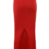 Faith Holly Red Cashmere Blend Midi Skirt Faith Holly Red Cashmere Blend Midi Skirt