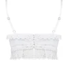 Federica White Broderie Anglais Bralette Top