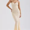 Felicia Vanilla Chiffon & Lace Gown Felicia Vanilla Chiffon & Lace Gown
