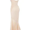 Felicia Vanilla Chiffon & Lace Gown Felicia Vanilla Chiffon & Lace Gown