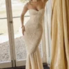 Felicia Vanilla Chiffon & Lace Gown Felicia Vanilla Chiffon & Lace Gown