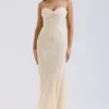 Felicia Vanilla Chiffon & Lace Gown Felicia Vanilla Chiffon & Lace Gown