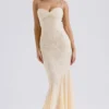 Felicia Vanilla Chiffon & Lace Gown Felicia Vanilla Chiffon & Lace Gown