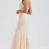 Felicia Vanilla Chiffon & Lace Gown Felicia Vanilla Chiffon & Lace Gown