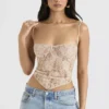 Fernanda Cream Paisley Lace Top