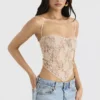 Fernanda Cream Paisley Lace Top