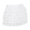 Fifi White Layered Mini Skirt Fifi White Layered Mini Skirt