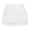 Fifi White Layered Mini Skirt Fifi White Layered Mini Skirt