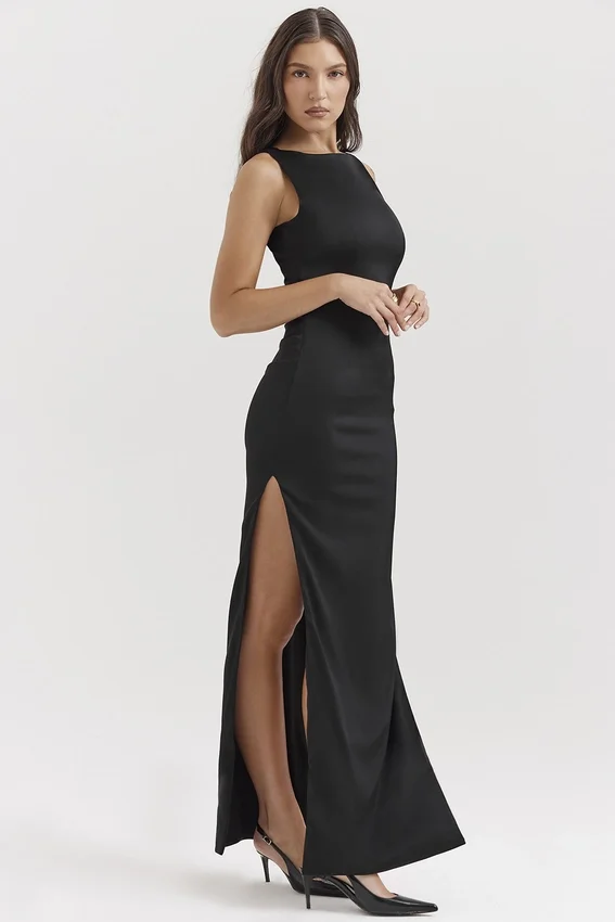 Filomena Black Maxi Dress Filomena Black Maxi Dress