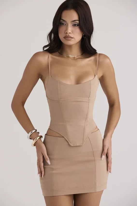 Flavia Beige Sculpting Corset Flavia Beige Sculpting Corset
