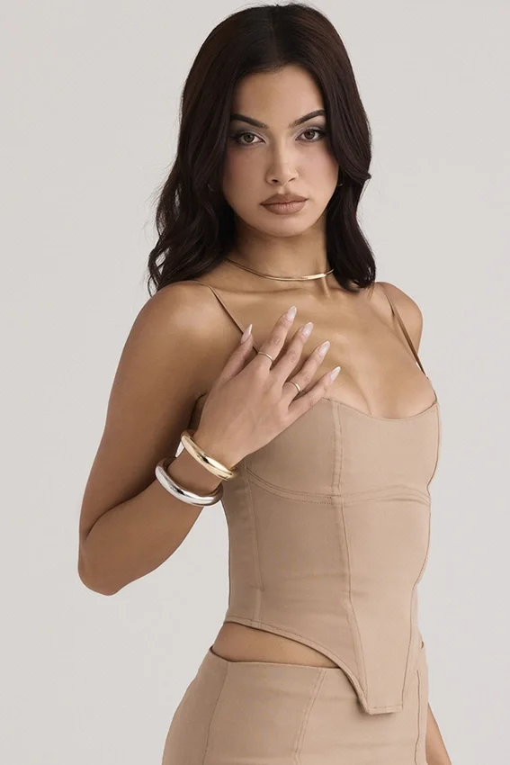 Flavia Beige Sculpting Corset Flavia Beige Sculpting Corset