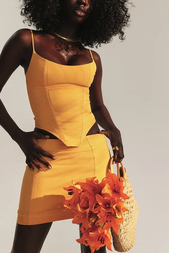 Flavia Tangerine Sculpting Corset Flavia Tangerine Sculpting Corset