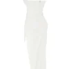 Flora Ivory Satin Corset Dress Flora Ivory Satin Corset Dress