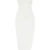 Flora Ivory Satin Corset Dress Flora Ivory Satin Corset Dress