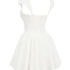 Florence White Cotton Corset Mini Dress Florence White Cotton Corset Mini Dress