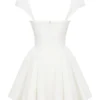 Florence White Cotton Corset Mini Dress Florence White Cotton Corset Mini Dress