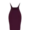 Florentina Merlot Draped Midi Dress Florentina Merlot Draped Midi Dress
