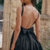 Florianne Black Bow Mini Dress Florianne Black Bow Mini Dress