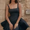 Florianne Black Bow Mini Dress Florianne Black Bow Mini Dress