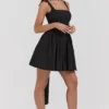 Florianne Black Bow Mini Dress Florianne Black Bow Mini Dress