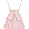 Florianne Soft Peach Bow Mini Dress Florianne Soft Peach Bow Mini Dress