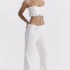 Frankie White Broderie Anglais Trousers