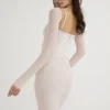 Freyja Crystal Gathered Corset Dress