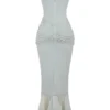 Gabriella Pistachio Ruffled Front Gown Gabriella Pistachio Ruffled Front Gown