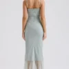 Gabriella Pistachio Ruffled Front Gown Gabriella Pistachio Ruffled Front Gown