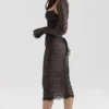 Gaia Black Lace Corset Midi Dress Gaia Black Lace Corset Midi Dress