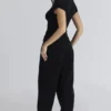 Caia Black Wool Boucle Knit Top Caia Black Wool Boucle Knit Top