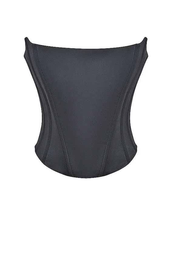 Genevieve Black Lace Back Corset Genevieve Black Lace Back Corset