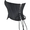 Genevieve Black Lace Back Corset Genevieve Black Lace Back Corset