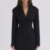 Georgia Black Hourglass Blazer Dress Georgia Black Hourglass Blazer Dress
