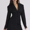 Georgia Black Hourglass Blazer Dress Georgia Black Hourglass Blazer Dress