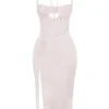 Georgia Crystal Satin and Lace Midi Dress Georgia Crystal Satin and Lace Midi Dress