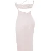 Georgia Crystal Satin and Lace Midi Dress Georgia Crystal Satin and Lace Midi Dress