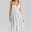 Georgie Cotton Halter Neck Polka Dot Print Midi Dress Georgie Cotton Halter Neck Polka Dot Print Midi Dress