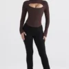 Georgina Cocoa Knitted Corset Georgina Cocoa Knitted Corset