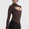 Georgina Cocoa Knitted Corset Georgina Cocoa Knitted Corset