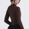 Georgina Cocoa Knitted Corset Georgina Cocoa Knitted Corset