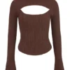 Georgina Cocoa Knitted Corset Georgina Cocoa Knitted Corset