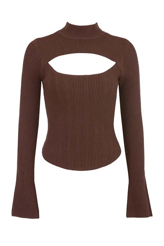 Georgina Cocoa Knitted Corset Georgina Cocoa Knitted Corset