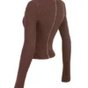 Georgina Cocoa Knitted Corset Georgina Cocoa Knitted Corset