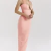 Gianina Sorbet Crepe Halter Maxi Dress Gianina Sorbet Crepe Halter Maxi Dress
