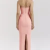 Gianina Sorbet Crepe Halter Maxi Dress Gianina Sorbet Crepe Halter Maxi Dress