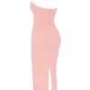 Gianina Sorbet Crepe Halter Maxi Dress Gianina Sorbet Crepe Halter Maxi Dress
