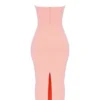 Gianina Sorbet Crepe Halter Maxi Dress Gianina Sorbet Crepe Halter Maxi Dress